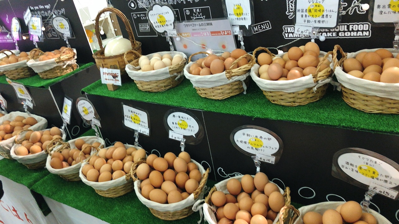 幻の卵屋さん　ポップアップショップで販売される卵