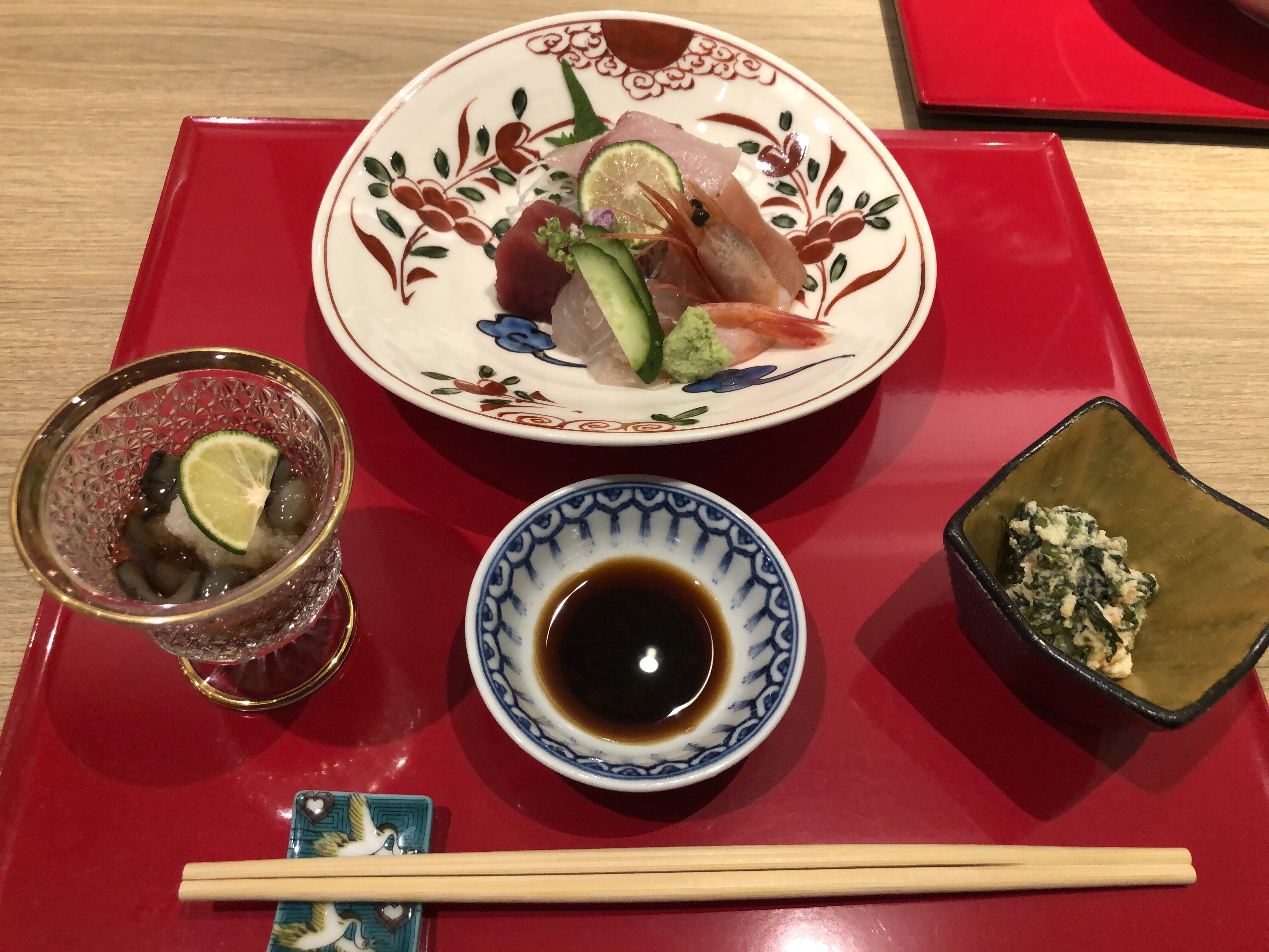 「ファーストホテル金沢」冬の金沢の味覚を贅沢に堪能プラン 前菜・刺身