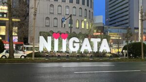 新潟駅前　NIIGATA